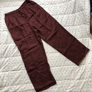 Emanuel Ungaro liberte Linen Pants Large petite